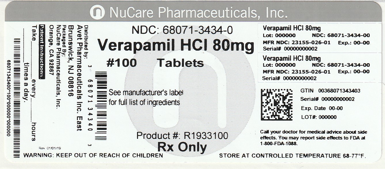 VERAPAMIL HYDROCHLORIDE Tablet