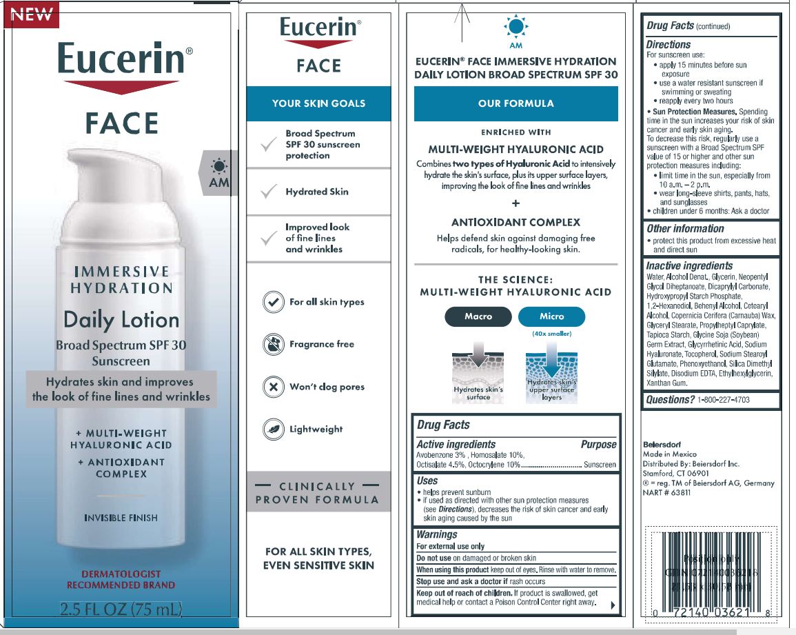Eucerin® Face Immersive Hydration Daily Lotion Broad Spectrum SPF 30