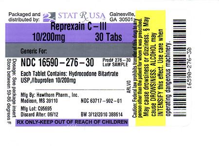 REPREXAIN 10-200 MG LABEL.