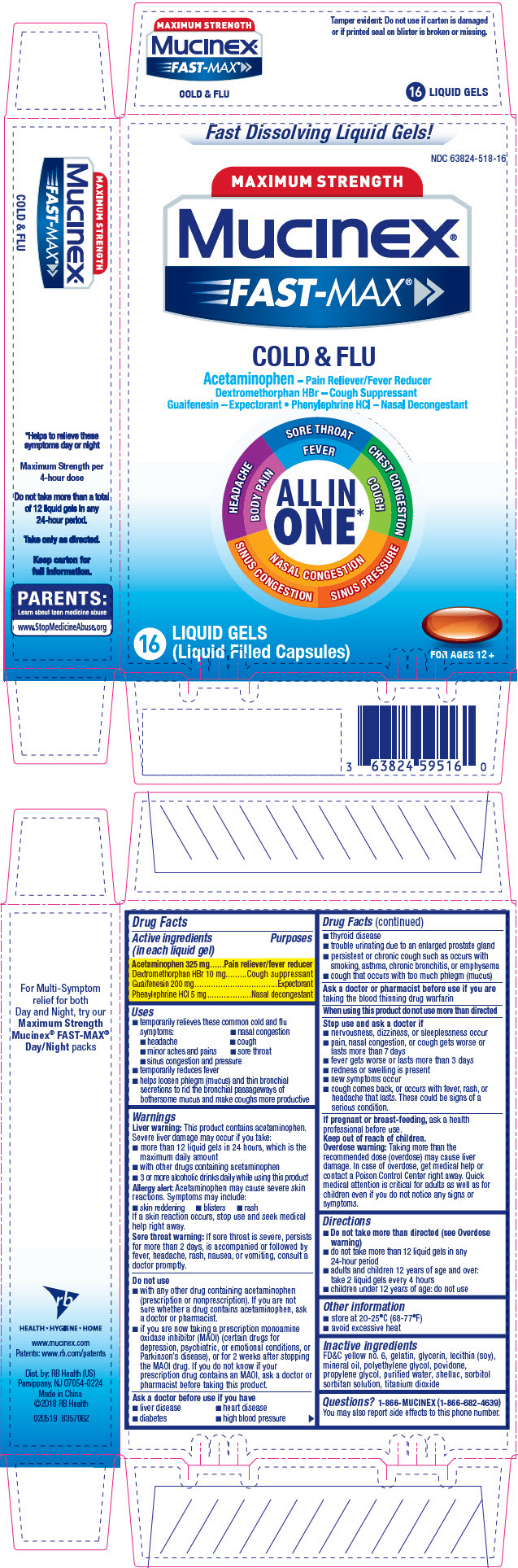 PRINCIPAL DISPLAY PANEL - 16 Liquid Gel Blister Pack Carton