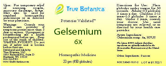 Gelsemium 6X