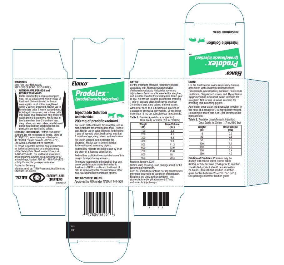 Principal Display Panel - Pradalex Carton 100 mL