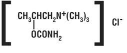 Bethanechol chloride structural formula
