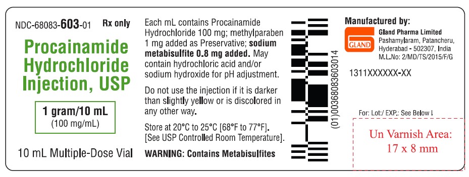 PROCAINAMIDE HYDROCHLORIDE injection, solution