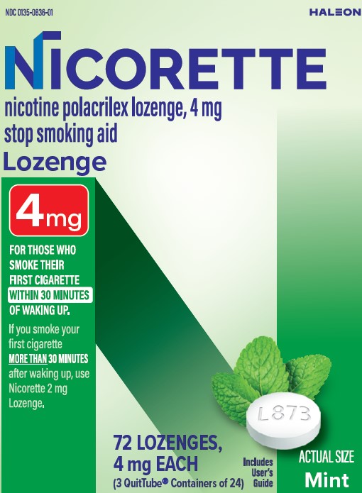Nicorette Lozenge 4 mg Mint