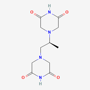 Chemical structure for DEXRAZOXANE