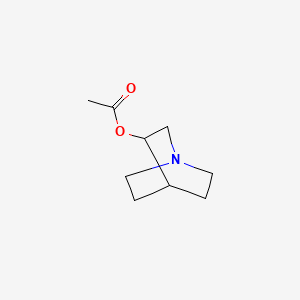 Chemical structure for ACECLIDINE