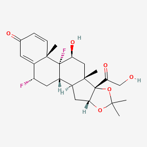 Chemical structure for FLUOCINOLONE ACETONIDE