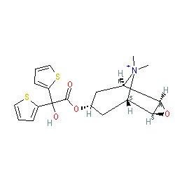 Chemical structure for TIOTROPIUM