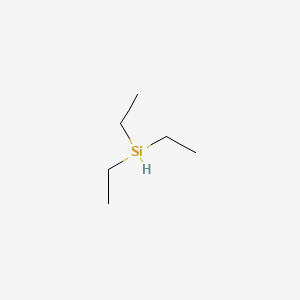 Chemical structure for TRIETHYLSILANE