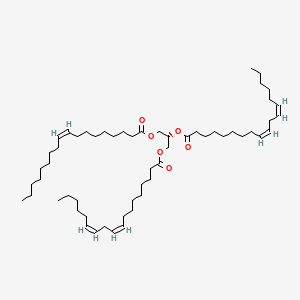 Chemical structure for 1,2-DILINOLEOYL-3-OLEOYL-SN-GLYCEROL