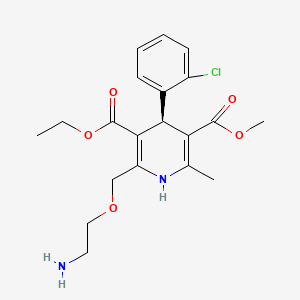 Chemical structure for LEVAMLODIPINE