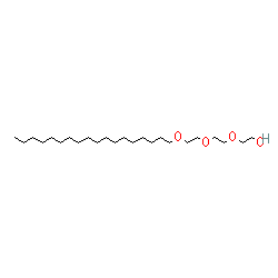Chemical structure for STEARETH-3