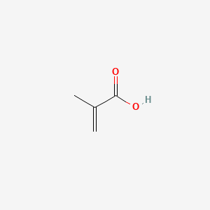 Chemical structure for METHACRYLIC ACID