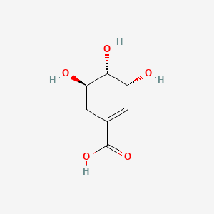 Chemical structure for SHIKIMIC ACID