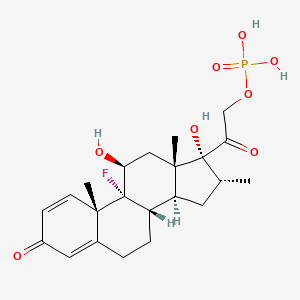 Chemical structure for DEXAMETHASONE PHOSPHATE