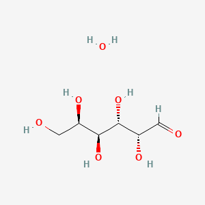 Chemical structure for GALACTOSE MONOHYDRATE