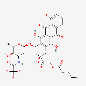 Chemical structure for VALRUBICIN