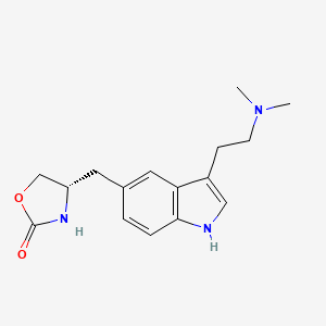 Chemical structure for ZOLMITRIPTAN