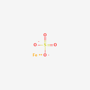 Chemical structure for FERROUS SULFATE ANHYDROUS