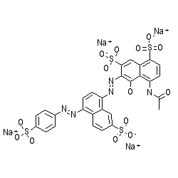 Chemical structure for BRILLIANT BLACK 1
