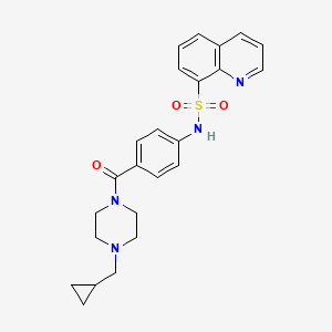 Chemical structure for MITAPIVAT