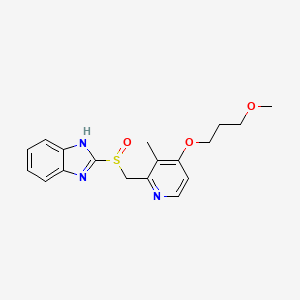 Chemical structure for RABEPRAZOLE