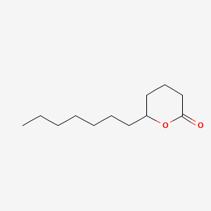 Chemical structure for .DELTA.-DODECALACTONE