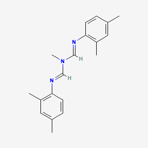 Chemical structure for AMITRAZ