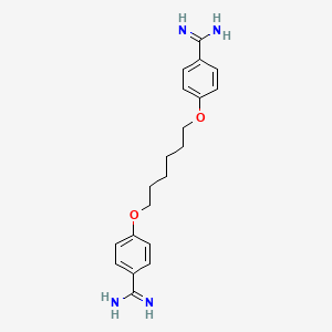 Chemical structure for HEXAMIDINE