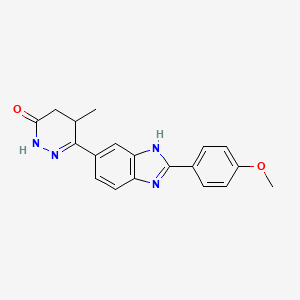 Chemical structure for PIMOBENDAN