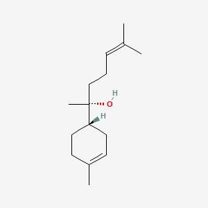 Chemical structure for .ALPHA.-BISABOLOL, (-)-EPI-
