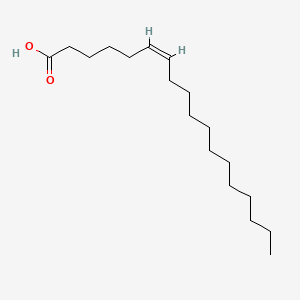 Chemical structure for PETROSELINIC ACID