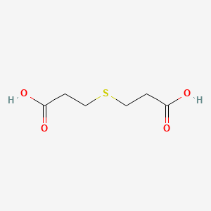 Chemical structure for THIODIPROPIONIC ACID