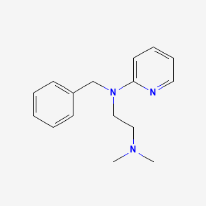 Chemical structure for TRIPELENNAMINE