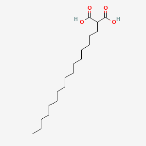 Chemical structure for HEXADECYLMALONIC ACID