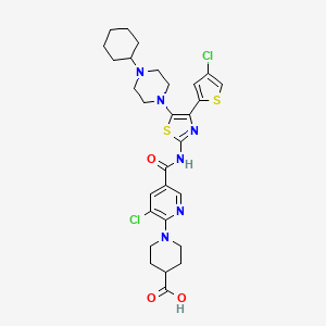 Chemical structure for AVATROMBOPAG