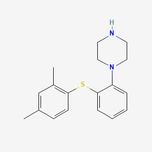 Chemical structure for VORTIOXETINE