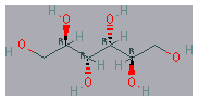 Chemical structure for MANNITOL