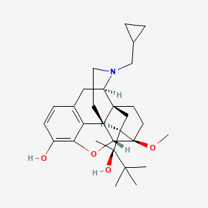 Chemical structure for BUPRENORPHINE