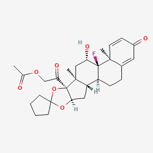 Chemical structure for AMCINONIDE