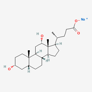 Chemical structure for SODIUM DESOXYCHOLATE