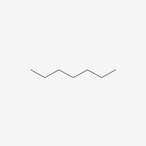 Chemical structure for HEPTANE