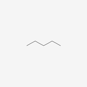 Chemical structure for PENTANE