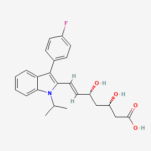 Chemical structure for FLUVASTATIN