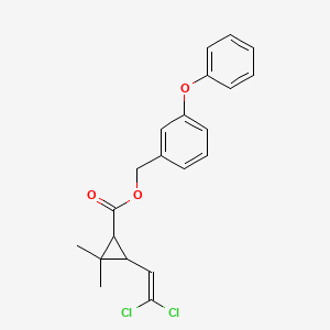 Chemical structure for PERMETHRIN