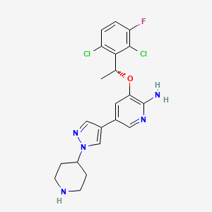 Chemical structure for CRIZOTINIB