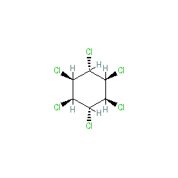 Chemical structure for LINDANE
