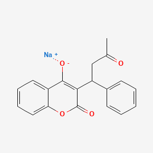 Chemical structure for WARFARIN SODIUM