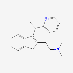 Chemical structure for DIMETHINDENE